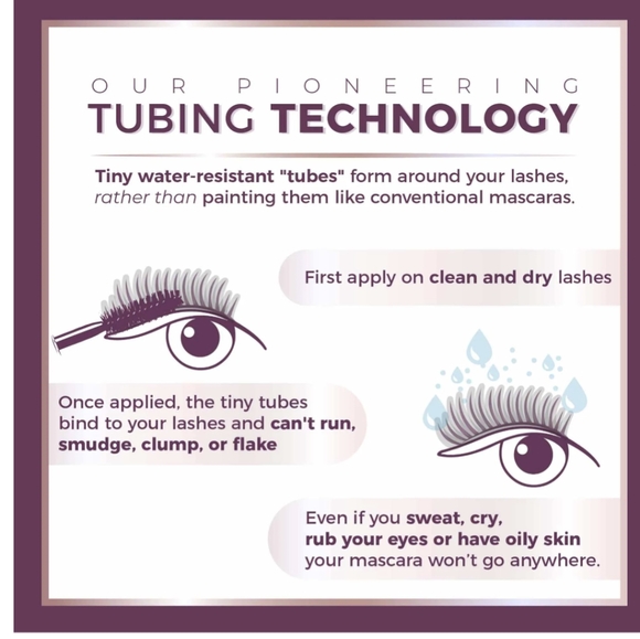 🌸 Blinc Lash Extension Tubing Mascara Black - Vegan, Clean, Sensitive Eyes NIB - Picture 4 of 11